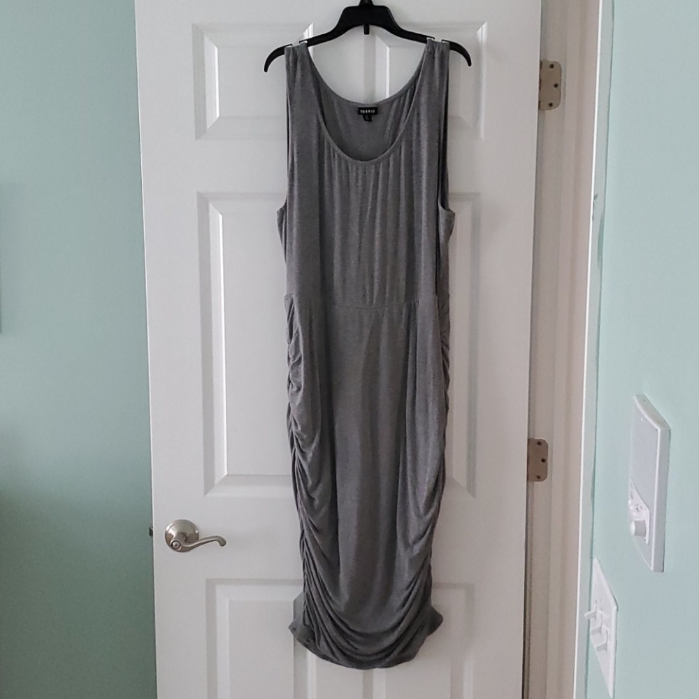 Grey bodycon dress